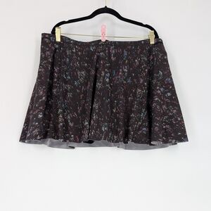 Athleta Skater Mini Skirt in Black and Pink‎